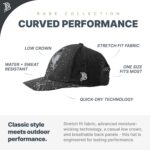 Branded Bills Vintage Old Glory PVC Performance, Lightweight, Comfortable Baseball Cap