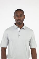 Bobby Jones Golf Apparel - Performance RTJ Space Dyed Short Sleeve Golf Polo for Men - Image 6