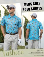 uideazone Golf Shirts for Men Dry Fit Polo Shirt Short Sleeve Moisture Wicking Golf Polos Performance Golf Tennis Shirt - Image 4