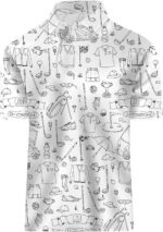 Golf Shirts for Men Funny: Hawaiian Golf Polo Shirt Dry Fit