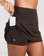 Colorfulkoala Dreamlux Skirts for Women High Rise Athletic Golf Tennis Skorts Built-in Shorts with Pockets - Image 2