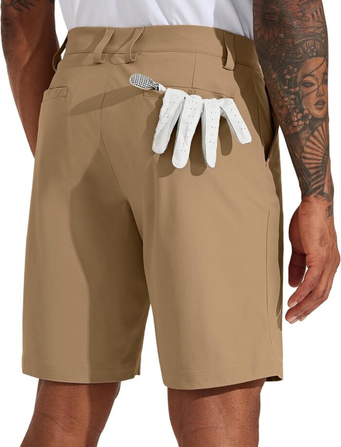 Willit Men's Golf Shorts Stretch Work Dress Shorts Quick Dry Hiking Athletic Casual Shorts with Pockets 10" - Image 2