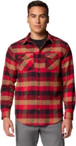 Columbia Men's Bearmouth Springs Roll Up Long Sleeve Flannel Shirt