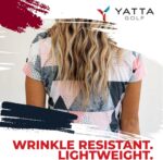 YATTA GOLF Premium Golf Polo Shirts for Women - Lightweight, Quick Dry, Wrinkle Resistant & Moisture Wicking Polo - Image 6