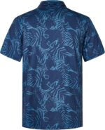zeetoo Men's Polo Shirts Hawaiian Golf Polos Shirts Short Sleeve Performance Print Moisture Wicking Dry Fit Mens Golf Shirts - Image 2