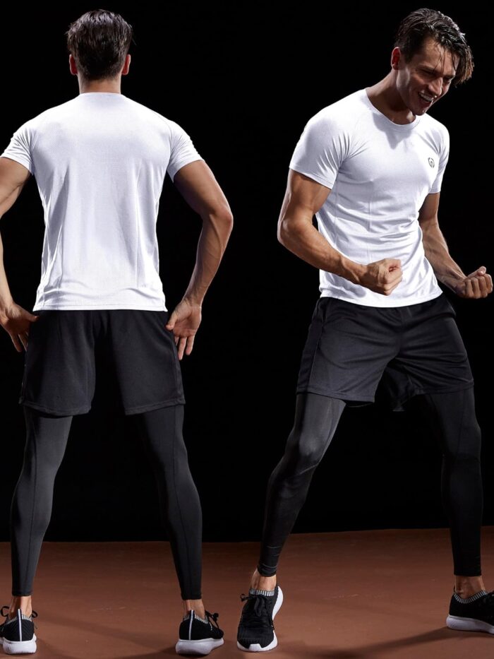 NELEUS Men's Dry Fit Mesh Athletic Shirts - Image 4