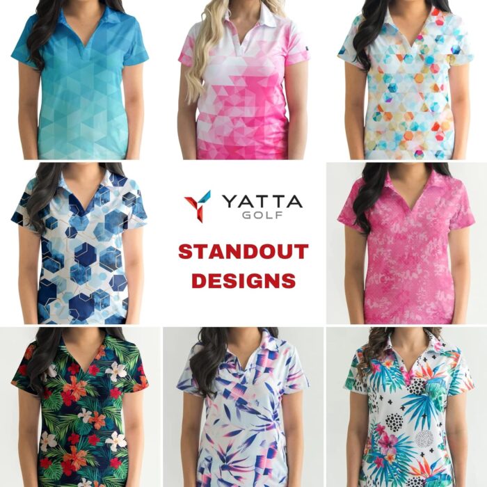 YATTA GOLF Premium Golf Polo Shirts for Women - Lightweight, Quick Dry, Wrinkle Resistant & Moisture Wicking Polo - Image 3