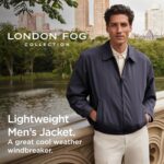 LONDON FOG Men's Auburn Zip-Front Golf Jacket (Regular & Big-Tall Sizes) - Image 3