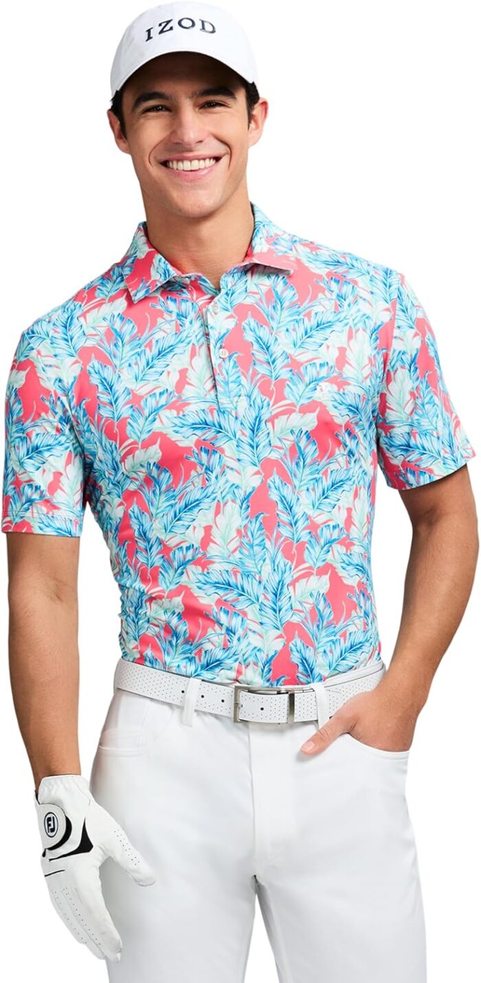 IZOD Men's Swingflex Elite Short Sleeve Golf Polo - Image 1