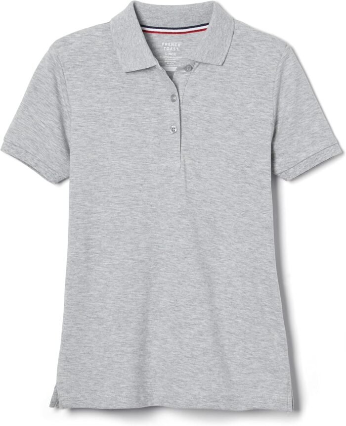 French Toast Women's Short Sleeve Stretch Pique Polo Shirt - Image 1