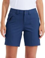 Willit Women's Golf Hiking Shorts 7" Quick Dry Athletic Shorts Casual Summer Shorts with Pockets Water Resistant - Image 3