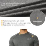 baleaf Men's Running Workout Shirts Short Sleeve Athletic T-Shirt Quick Dry - Image 3