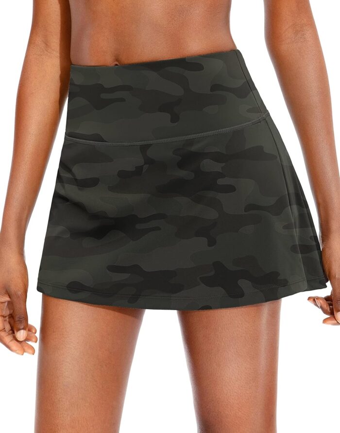 Soothfeel Pleated Tennis Skirt for Women with Pockets Women's High Waisted Athletic Golf Skorts Skirts for Workout Running - Image 2
