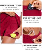 Soothfeel Pleated Tennis Skirt for Women with Pockets Women's High Waisted Athletic Golf Skorts Skirts for Workout Running - Image 4