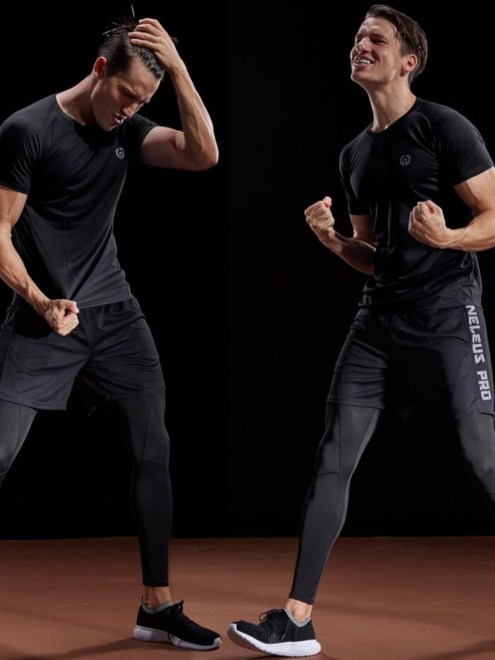NELEUS Men's Dry Fit Mesh Athletic Shirts - Image 3