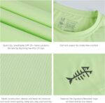 BASSDASH Men’s UPF 50+ Sun Protection Fishing Shirt Short Sleeve UV T-Shirt - Image 3
