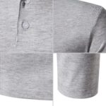 A WATERWANG Men's Long Sleeve Polo Shirts, Slim-fit Cotton Golf Polo Shirts Basic Designed - Image 4