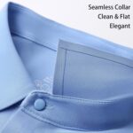 Alex Vando Mens Seamless Golf Shirt Moisture Wicking Quick-Dry Tailored Fit Polo Shirts - Image 5