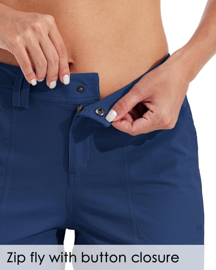 Willit Women's Golf Hiking Shorts 7" Quick Dry Athletic Shorts Casual Summer Shorts with Pockets Water Resistant - Image 4