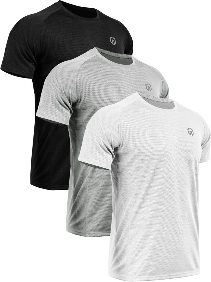 NELEUS Men's Dry Fit Mesh Athletic Shirts - Image 1