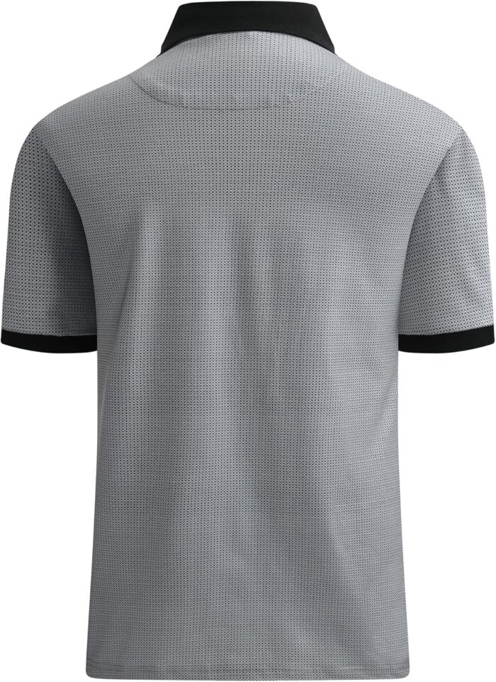 Alex Vando Mens Polo Shirts Short Sleeve Regular Fit Fashion Designed Shirt - Image 2